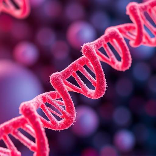 Un'immagine stilizzata che rappresenta il DNA e la terapia genica